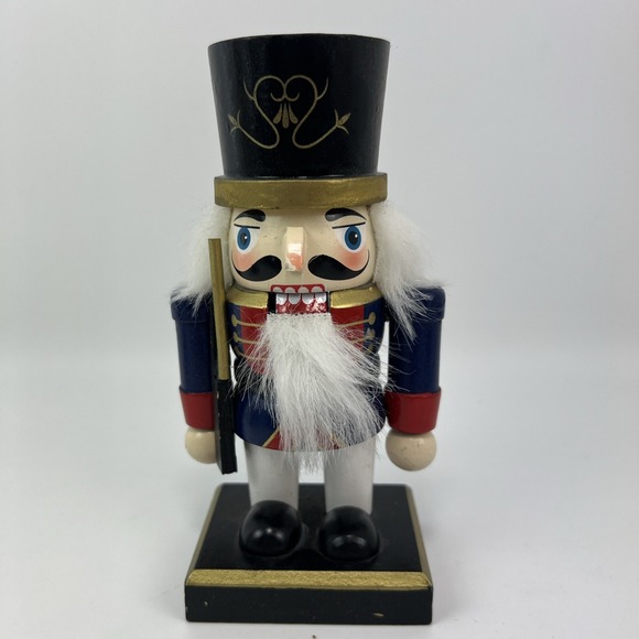 Lot Of 4 Merry Brite Nutcracker Wooden Figurines 6" Inches Tall - Picture 8 of 16